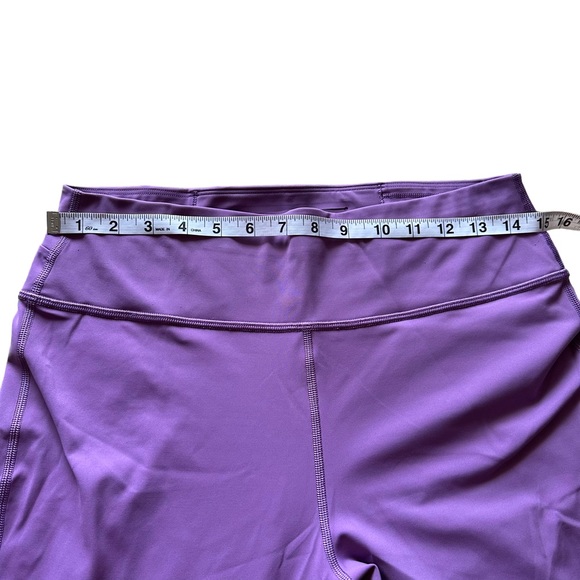 Peloton Apparel Set Essential Capri & Move Strappy Bra Purple Sz XL - Picture 13 of 15